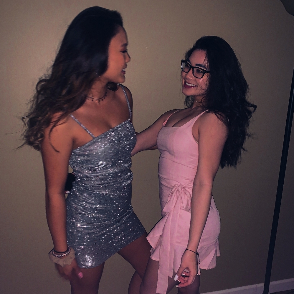 Princess Polly pink mini dress